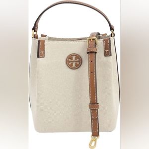 Tory Burch Blake Canva Bucket Bag Price Firm